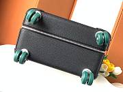 Fortok Hermes R.M.S Cabin Suitcase Palm Black 33x57x20cm - 5