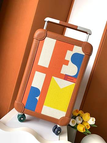 Fortok Hermes R.M.S Cabin Suitcase Hermes Brown 33x57x20cm