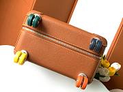 Fortok Hermes R.M.S Cabin Suitcase Hermes Brown 33x57x20cm - 2