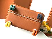 Fortok Hermes R.M.S Cabin Suitcase Horseshoe Brown 33x57x20cm  - 4