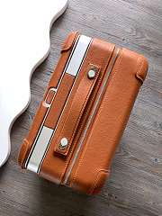 Fortok Hermes R.M.S Cabin Suitcase Horseshoe Brown 33x57x20cm  - 3