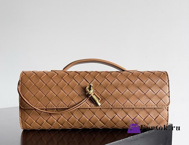Fortok Bottega Veneta Andiamo Clutch Brown 31*13*3cm - 1