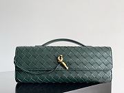 Fortok Bottega Veneta Andiamo Clutch Emerald green 31*13*3cm - 1