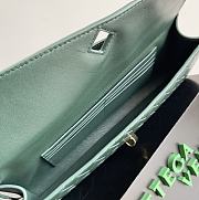 Fortok Bottega Veneta Andiamo Clutch Emerald green 31*13*3cm - 6