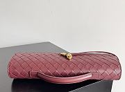 Fortok Bottega Veneta Andiamo Clutch Barolo 31*13*3cm - 6