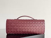 Fortok Bottega Veneta Andiamo Clutch Barolo 31*13*3cm - 4