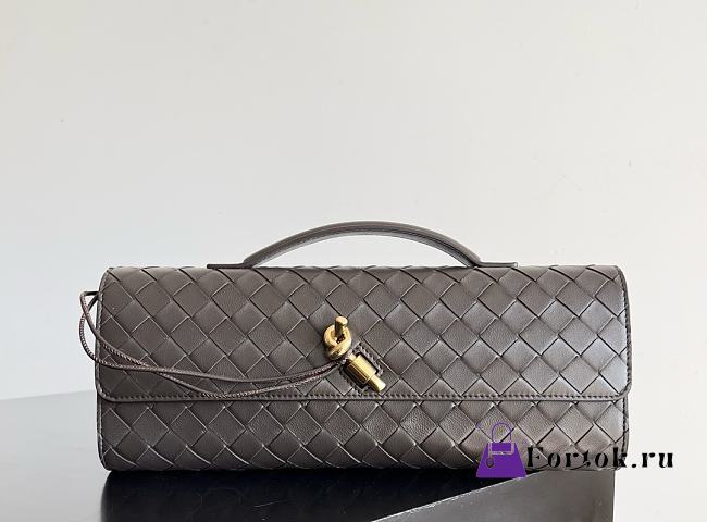 Fortok Bottega Veneta Andiamo Clutch Fondant 31*13*3cm - 1