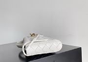 Fortok Bottega Veneta Andiamo Clutch White 31*13*3cm - 6
