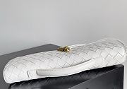Fortok Bottega Veneta Andiamo Clutch White 31*13*3cm - 4