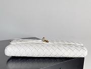 Fortok Bottega Veneta Andiamo Clutch White 31*13*3cm - 3