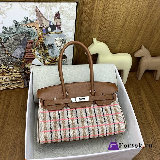 Fortok HERMÈS Limited Edition Birkin Shoulder Light Brown 29cm - 1