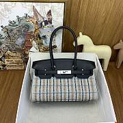 Fortok HERMÈS Limited Edition Birkin Shoulder Light Black 29cm - 1