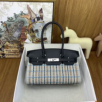 Fortok HERMÈS Limited Edition Birkin Shoulder Light Black 29cm
