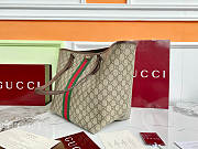 Fortok Gucci Ophidia large tote bag Brown 31×28.5×20cm - 6