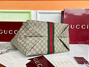 Fortok Gucci Ophidia large tote bag Brown 31×28.5×20cm - 3