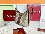 Fortok Gucci Ophidia small shoulder bag Brown 23×21×12cm - 5