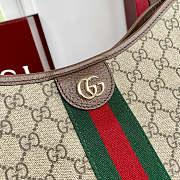 Fortok Gucci Ophidia small shoulder bag Brown 23×21×12cm - 4