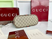 Fortok Gucci Ophidia small shoulder bag Brown 23×21×12cm - 3