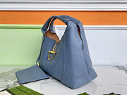 Fortok Gucci Softbit  top handle bag Blue 46×26×16cm - 4