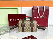 Fortok Gucci Mini GG handbag Brown 20×13×13cm - 1