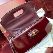 Fortok Gucci Bamboo Diva bag Rouge 26.6x13x8cm - 3