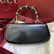 Fortok Gucci Bamboo Diva bag Black 26.6x13x8cm - 4