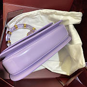 Fortok Gucci Bamboo Diva bag Baby Purple 26.6x13x8cm - 5