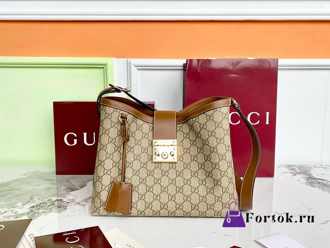 Fortok Gucci Padlock shoulder bag Brown 29×23.5×15.5cm - 1