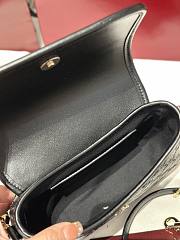 Fortok Gucci GG Emblem small shoulder bag black GG leather 20.5×13x7cm - 4