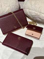 Fortok Gucci GG Marmont wallet on chain Rosso Ancora red and pink leather 20*12.5*4cm - 3
