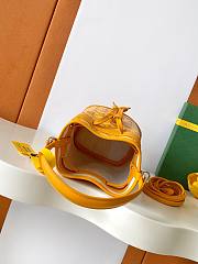 Fortok Goyard Petit Flot Mini Bucket Bag Yellow 12 x 10 x 17.5cm - 6