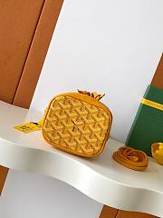 Fortok Goyard Petit Flot Mini Bucket Bag Yellow 12 x 10 x 17.5cm - 5