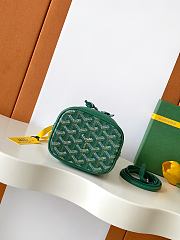 Fortok Goyard Petit Flot Mini Bucket Bag Green 12 x 10 x 17.5cm - 6