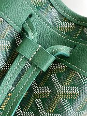 Fortok Goyard Petit Flot Mini Bucket Bag Green 12 x 10 x 17.5cm - 2