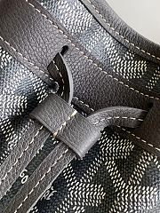 Fortok Goyard Petit Flot Mini Bucket Bag Grey 12 x 10 x 17.5cm - 2