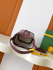 Fortok Goyard Petit Flot Mini Bucket Bag Rouge 12 x 10 x 17.5cm - 5
