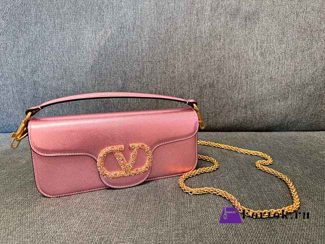Fortok Valentino Garavani Locò mini bag Shinning Pink 27x13x6cm  - 1