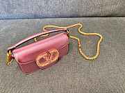 Fortok Valentino Garavani Locò mini bag Shinning Pink 20x11x5cm  - 2
