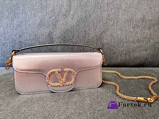 Fortok Valentino Garavani Locò mini bag Shinning Silver 27x13x6cm - 1