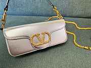 Fortok Valentino Garavani Locò mini bag Shinning Silver 27x13x6cm - 5