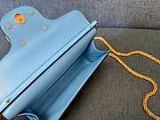 Fortok Valentino Garavani Locò mini bag Blue 27x13x6cm  - 5