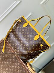 Fortok Louis Vuitton Neverfull Bandoulière Upside Down MM Safran Yellow 28 x 14 x 31 cm - 2