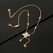 Fortok Louis Vuitton Necklace Flower  - 6