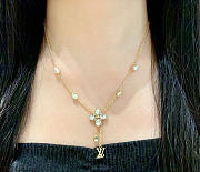 Fortok Louis Vuitton Necklace Flower  - 5