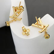 Fortok Louis Vuitton Earrings LV Initial - 4