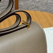 Fortok Hermès Constance Etoupe bag Epsom Gold Hardware 24*14*8cm   - 6