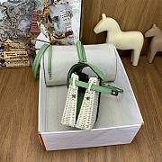 Fortok Hermes Mini Kelly Picnic Vert Criquet 20cm - 6