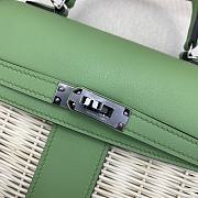Fortok Hermes Mini Kelly Picnic Vert Criquet 20cm - 2
