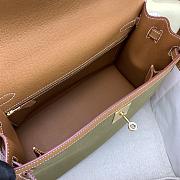 Fortok Hermes Kelly 35cm Epsom Vert - 4