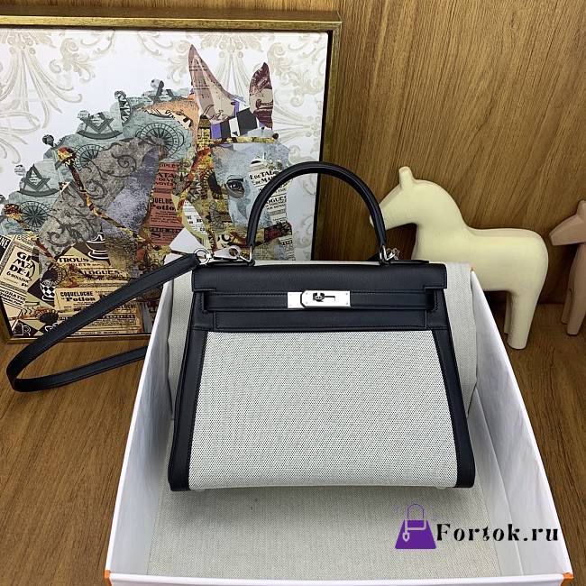 Fortok Hermes Kelly Swift 25cm Black - 1